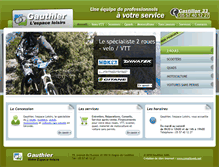 Tablet Screenshot of gauthier-loisirs.com